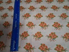 Pretty Flowers on a PEACH background – BTY- Cotton – 1920 Splendor – Art Gallery
