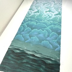 Ombre Clouds Fabric Panel Nancy Crow John Kaldor Fabricmaker 1 YARD 100% Cotton