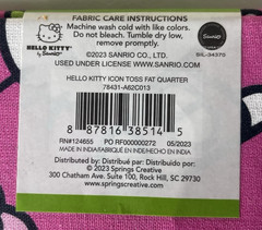 NEW Hello Kitty by Sanrio Pink Apples Fat Quarter 18″x22″ Cotton