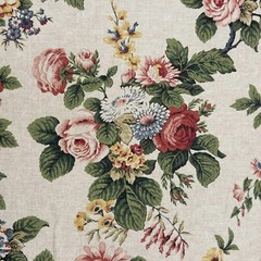 Covington Vintage Floral MULTI Home Decor Cotton Drapery Sewing Fabric BTY
