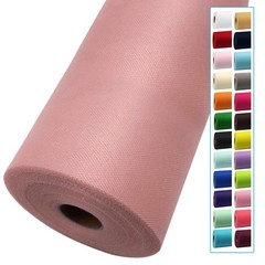 Dusty Rose Tulle Fabric 54 Inch x 40 Yards Tulle Bolt Wedding DIY Tutu