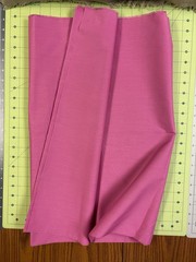 Three Yards Of 44 Inch Wide Fabric, Rose Pink, Unused, Cotton Or A Cotton Blend