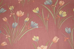 Vtg (1985) HOUSE ‘N HOME Fabrics * Home/Interior Decor * Mauve Floral * 1 1/4 yd