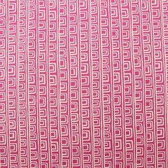 P KAUFMANN ON THE SQUARE PAPAYA HOT PINK GEOMETRIC MULTIUSE FABRIC BY YARD 54″W