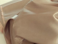 Tan Beige Taffeta 100% Polyester 59/60″ wide by the yard or roll. Free swatches.