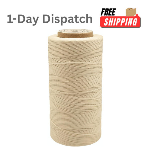 YEQIN 328 Yards 1mm Waxed Thread Polyester for Leather Sewing