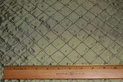 Antique Gold Diamond Dupioni Shantung Silk w/ Beads, 100% Silk, 52″W (EB-805E)