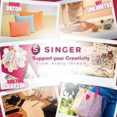 SINGER Fabrics, 100% Cotton, 2 Yard Precut 2 yard pre cut, Black