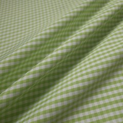 Lime Green Small Gingham Check 58″ By The Yard Pillow Cushion Fabric