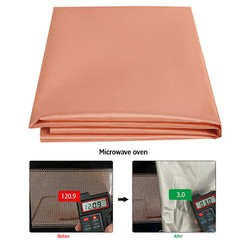Faraday Copper Fabric EMF RF Signal Radiation Block Conductive Fabric 43″ Width