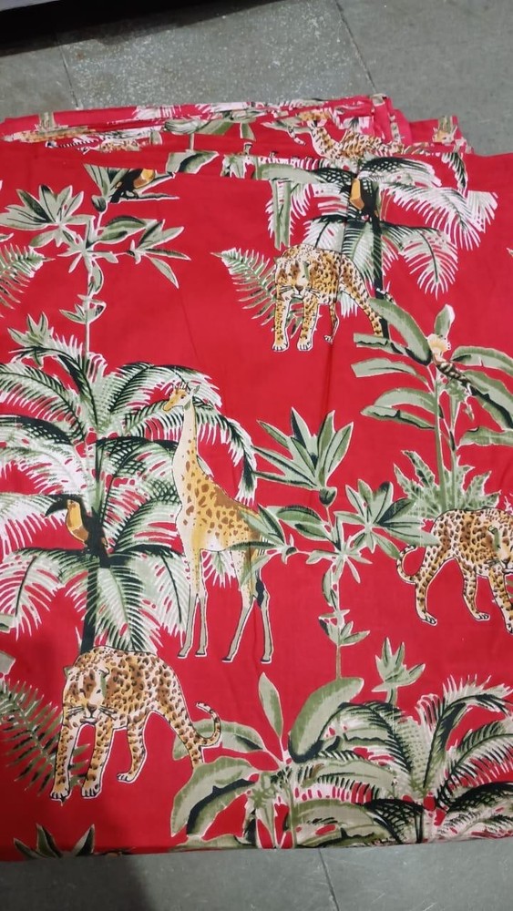 Indian Cotton Running Sewing Craft Indian Print Fabric Dressmaking 5 Yard