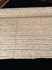 Beautiful Indian Raw Silk Fabric, Creams and light browns, Lightweight, 8+ yds.