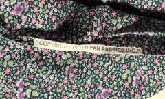 Vintage Peter Pan Tiny Floral Print Cotton Fabric 44”W x 1YD