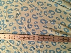 2-yards and 18″ KNIT STRETCH LEOPARD SKIN PRINT MINT GREEN TONES