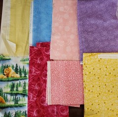 Estate Mixed Brands Quilting Fabric Lot 39 pcs of 1/3 Y Cuts Mostly Different