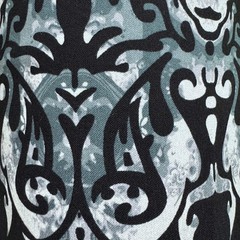 Poly-Spandex Blend Fabric, Large-scale Ornate Damask Print(2 Colors) – By the Ya