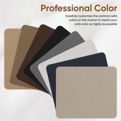 Couch Patch Repair Fabric 6 Pcs Self Adhesive Microfiber Upholstery Dark Brown