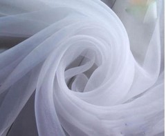 120″ Wide (10ft Wide) x 100 Yards Roll – White Sheer Voile Chiffon Fabric
