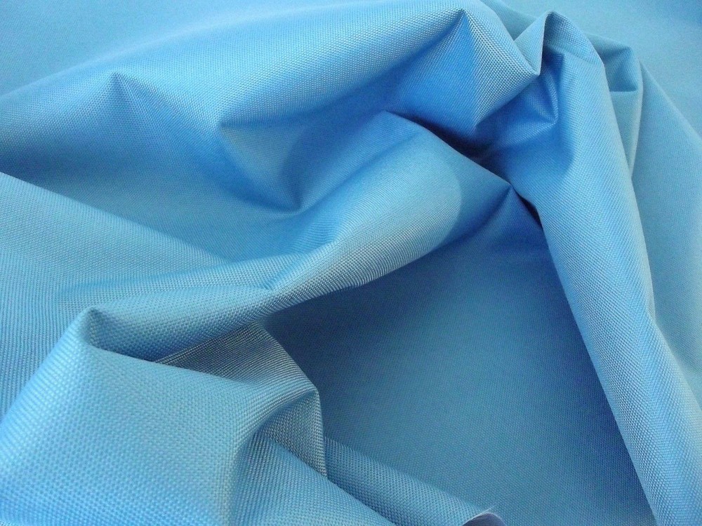 Soft PU Coated Water-Resistant Polyester Fabric Material – TURQUOISE