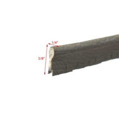 Supra Boat Puff Cord Welting 106026 | Granite Gray 5/8 x 1/4 Inch (YD)