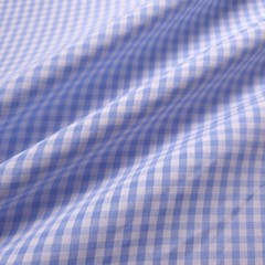 Sky Blue Small Gingham Check 58″ By The Yard Pillow Cushion Fabric
