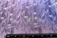 Eggplant Purple Dupioni Jacquard 100% Silk, 44″ Wide, By The Yard (JD-319)