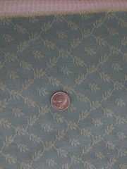4758. TRELLIS DESIGN Soft Green UPHOLSTERY FABRIC – 55″ x 1-7/8 yds.