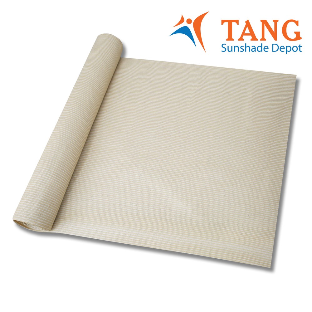 6′ Fabric Roll Sun Shade Cover Fence Screen Patio Balcony Yard Beige 151-300ft