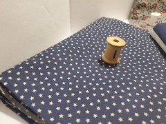Cotton Blend Fabric for Quilting Sewing Hobbies Crafting – Shades of Dark Blue