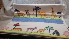 Waverly Fabric Animal Walk Nursery Baby 100% Cotton 40″ x 56″ Yard USA Valance