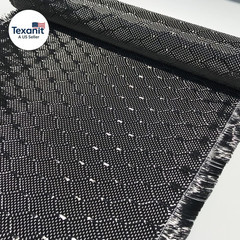 (5 Ft – 10 Ft Rolls) – 1 Meter Wide (39.8 In) – Carbon Fiber – Beehive Weave Fa