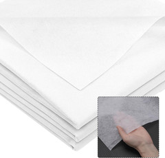 Iron-On Fleece Fabric 300 X 100Cm, 50 G/M² Fleece Line for Iron-On, Ironing Inse