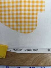 Vintage VIP Cranston Cotton Quilt Fabric Calico Gingham Duck Stuffed Panel DIY