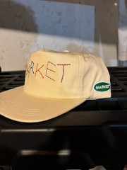 MARKET Soft Stitch 5-Panel Hat Butter-Cream OS