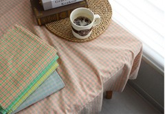 164cm width Yarn Dyed Check Gingham Cotton Fabric made in Korea by the Yard