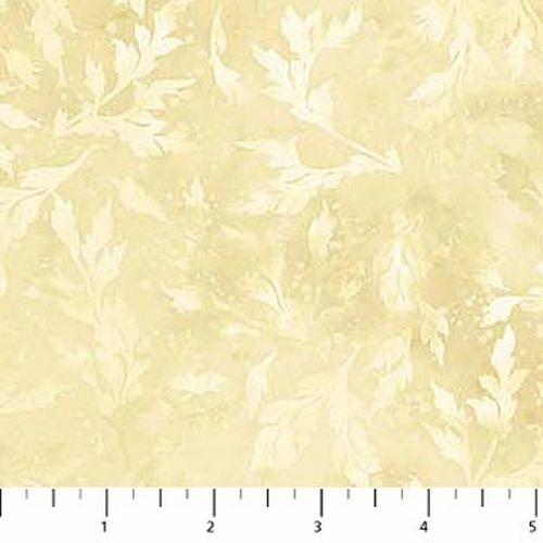 Essence By Northcott Studio – Cream Floating Leaves #9025-11