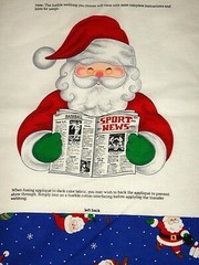 Cranston V.I.P. SPORTY SANTA SHORTS Boxers & Appliqué Panel