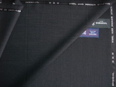 DORMEUIL 85% WOOL15% MOHAIR “WEFT STRETCH” SUITING FABRIC MADE IN ENGLAND- 3.4 m