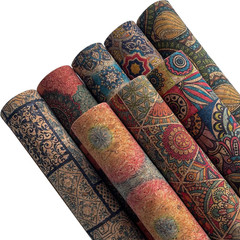 8 Pack Colorful Cork Fabric Sheets – 8.3″X11.8″ (20X30Cm) Soft Natural Texture R
