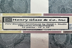 POV BLENDERS FARMHOUSE LAYER CAKE BY HENRY GLASS & CO 42PC 10X10 NEW