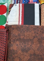 Lot of 20 Half Yards Cotton Fabric Mixed Brands & Themes Cat Paws Floral Solid