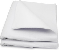 Iron on Fusible Fleece Interfacing for Sewing, White 39 Inches X 1 Yard Medium W
