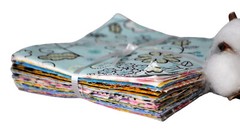 Assorted 3″ Squares Charm Pack, 50 pieces, 100% cotton