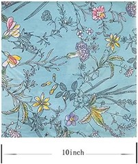 Colorful 50-Piece Floral Fabric Bundle – 100% Cotton Squares for Craft Lovers