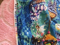 Lot Of 3 Pieces Of HTF Disney For Springs Global Fairies Cotton Fabric READ