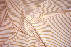 NEW, Gold/White Stripe poplin poly/cotton is a product of USA, Brittany Dyeing