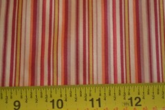 By 1/2 Yd, Yellow Orange Gold Red Striped, Benartex/Halvorsen/Bittersweet, M8761