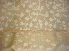 14-3/4Y Scalamandre HB 00021525 Serene Silk Champagne Damask Upholstery Fabric