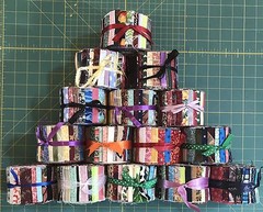 JELLY ROLL Fabric – 20 Strips – 2.5″x40+”- Assorted – No Repeats