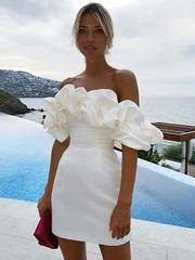 white silk taffeta fabric By The Yard